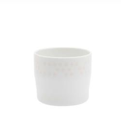 s.b. 37 espresso beker wit roze stippen
