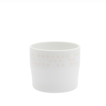 s.b. 37 espresso beker wit roze stippen s.b. 37 espresso beker wit roze stippen