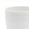 s.b. 37 espresso beker wit roze stippen