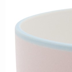 s.b. 39 theekop lichtblauw roze paars