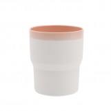 s.b. 43 beker roze wit