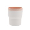 s.b. 43 beker roze wit