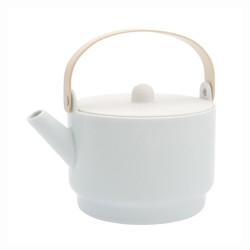 s.b. 54 theepot wit lichtblauw