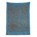 Deken by Masha Reva - Blauw/bruin
