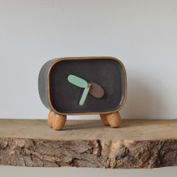 Radio Clock - handmade stoneware