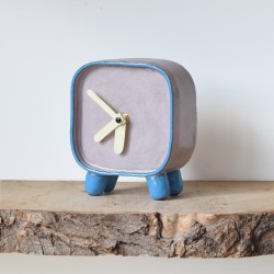 Radio Clock - handmade stoneware