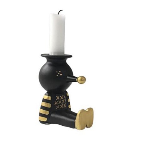 Pinocchietto kandelaar zwart Pinocchietto kandelaar zwart