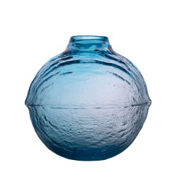 Blue Vase Verre Brut | Bernard Heesen