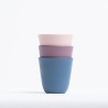 Espresso beker Soft pink + Lime