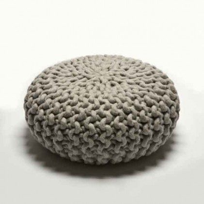 Urchin Pouf lichtgrijs