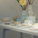 s.b. 32 roomstel lichtblauw wit 