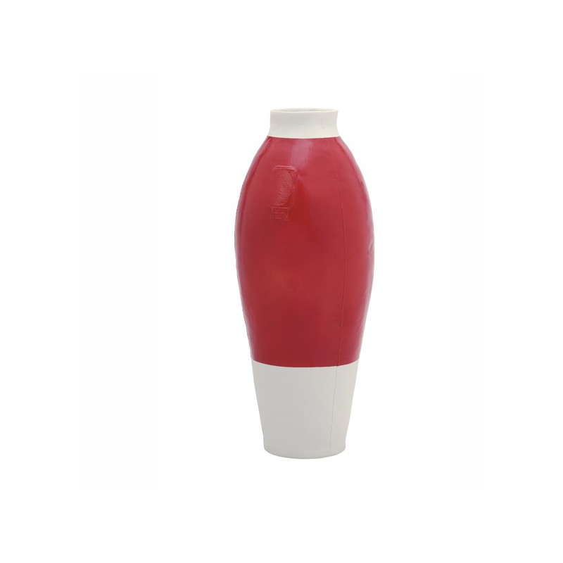 Red White Vase
