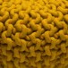 Urchin Pouf geel