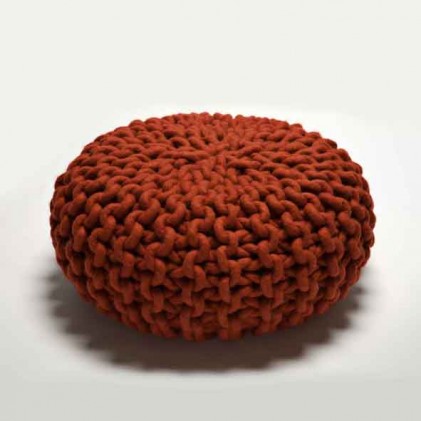 Urchin Pouf rood
